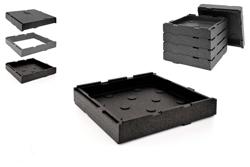 Fedél - Pizza System Single - 410x410x85 mm