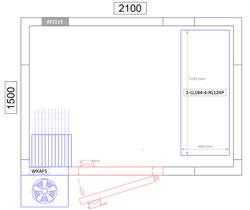 Alüminyum başlangıç ünitesi - 1195x1800 mm - Yük kapasitesi: 600 kg