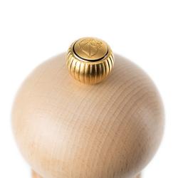 (12 pieces) PEUGEOT | Clermont Salt & Pepper Mills Set – 24 cm height - beech wood - natural - dual steel mechanisms (pepper 2-stage, salt hardened) - CE marked