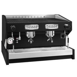 Cafetera / máquina de espresso compacta PROFESIONAL "Eminence" - 2 grupos - con pantalla digital - Manual - Sistema de preinfusión & 2 varillas de vapor - Negro