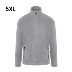 KARLOWSKY | Heren Werkkleding Fleece Jas Warm-Up - Platina Grijs - maat: 5XL