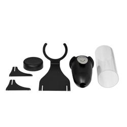 Mısır Gevreği Dispenseri - FRESH+EASY - tekli - Ø115mm - Siyah - Dönme Mekanizması - 1 Plastik Hazne - 3,7L