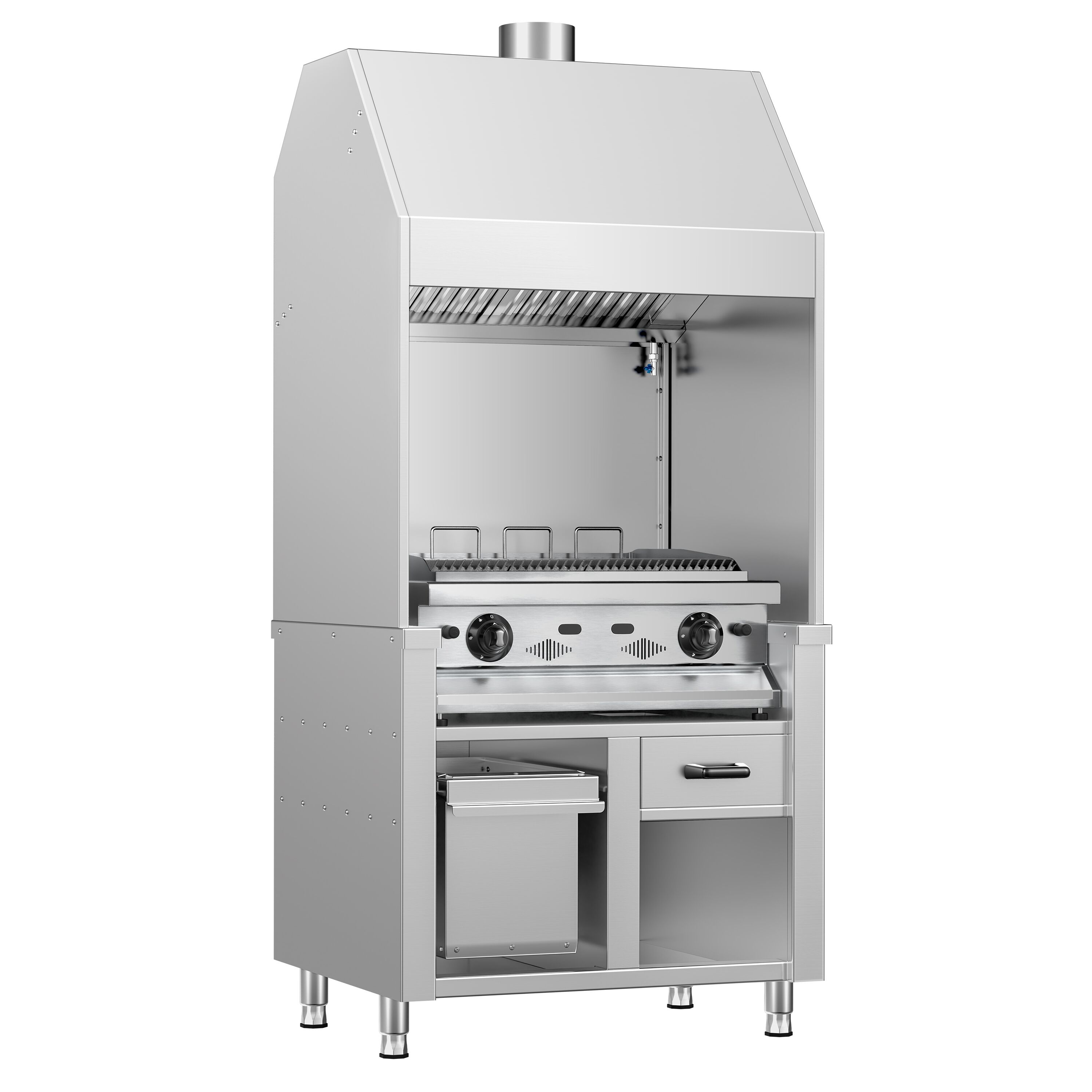 Gasgrill BERLIN 960mm Edelstahl GGM Gastro gasgrill-berlin-960mm-edelstahl-ggm-gastro