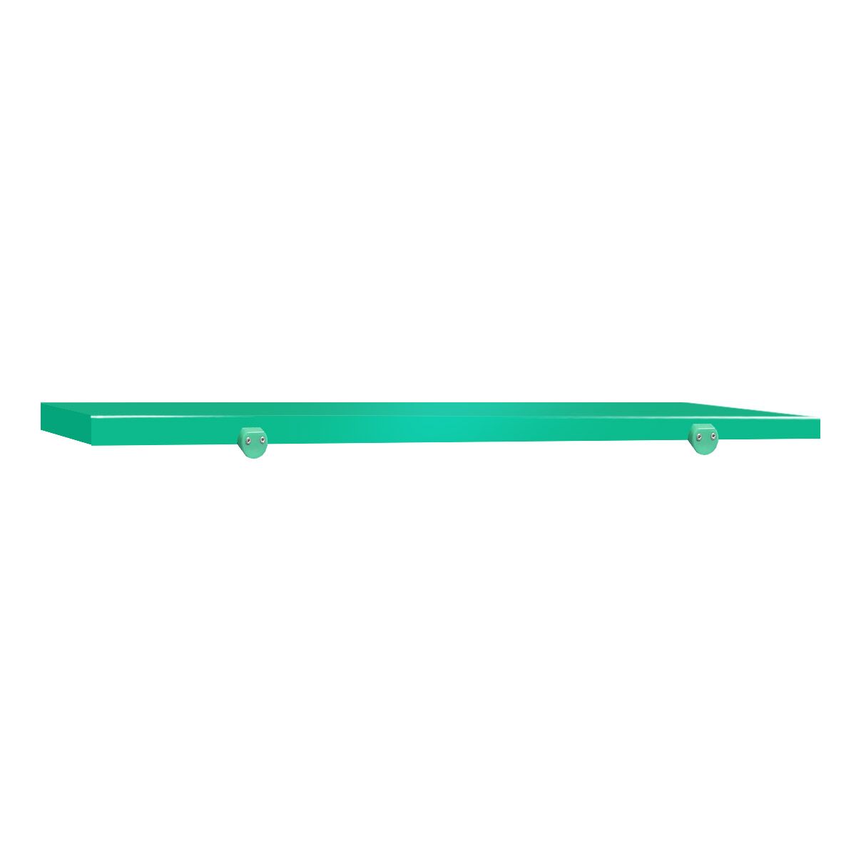 Πλάκα κοπής πολυαιθυλενίου HDPE 500 - 180x70 cm - Πάχος: 4 cm - HACCP - Πράσινο - με 4 στοπ - αντιολισθητική