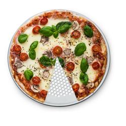 Pizzaritilä – alumiinia – rei'itetty – Ø 250 mm