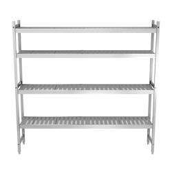 Grundhylla i aluminium - 1745 x 1800 mm