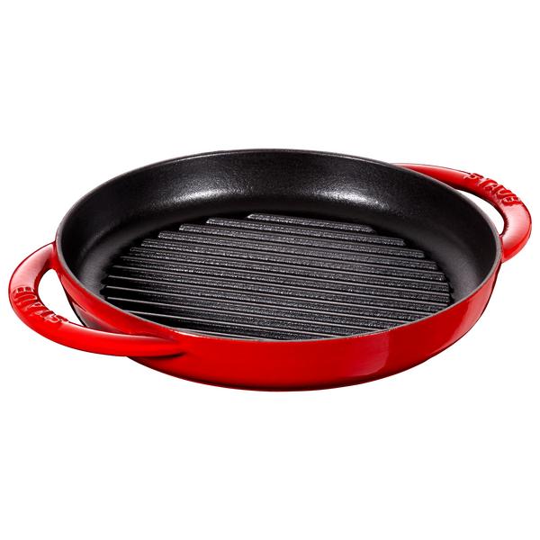 	STAUB | GRILL PANS - Pure Grill - Ø 230mm - Cast iron - Cherry red