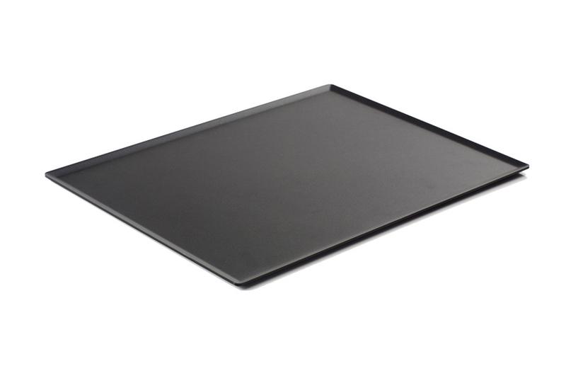 Konditorei- & Präsentationsplatte - Kunststoff - 400x300mm - Schwarz