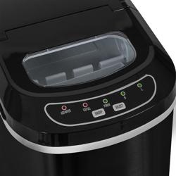 Výrobník kostek ledu - Dutý válec - 12 kg/24h - Matná černá