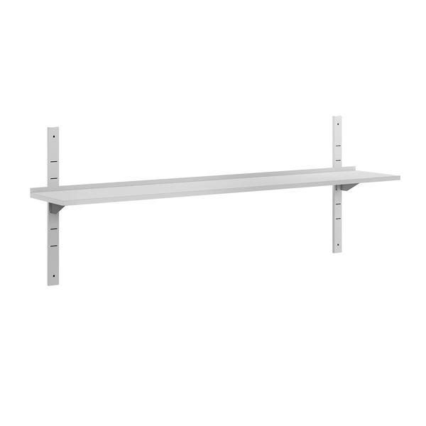 Nerezové nástěnné police ECO - 1800x400 mm - s 1 policí