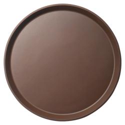 (6 piezas) CAMBRO | CAMTREAD® - Bandeja de fibra de vidrio - redonda - ø 450mm - perfil alto - marrón