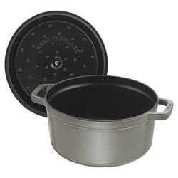 STAUB | LA COCOTTE - Kookpot - Ø 200mm - Gietijzer - Grafietgrijs