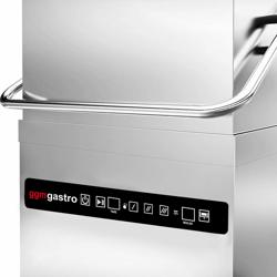 Lavastoviglie a capotta professionale - Elettronica - 8,7kW - con recuperatore di calore - con pompe dosatrici detergente & brillantante & pompa di lavaggio - cesto 50x50cm