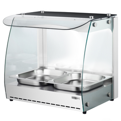 Warmhoudvitrine - 560mm - Roestvrij staal