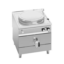 Marmite électrique de cuisson - 150 litres - 18 kW - chauffage indirect - avec arrivée d’eau et robinet de vidange