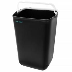 AIR-WOLF | Coș de gunoi cu capac - 23 litri - plastic ABS - antracit