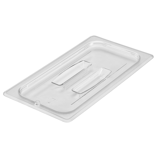 (6 piezas) CAMBRO | Camwear® policarbonato GN tapa 1/3 - con asa - transparente