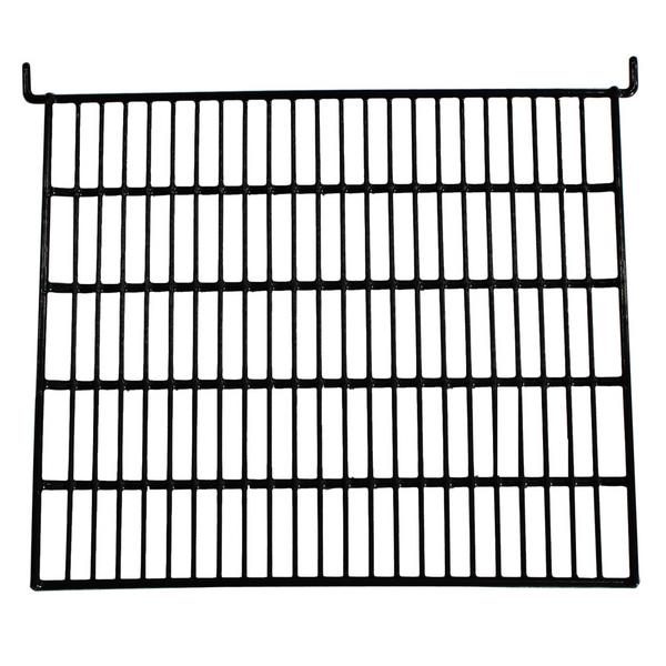 Grade de suporte plastificada para vitrine panorâmica - preto
