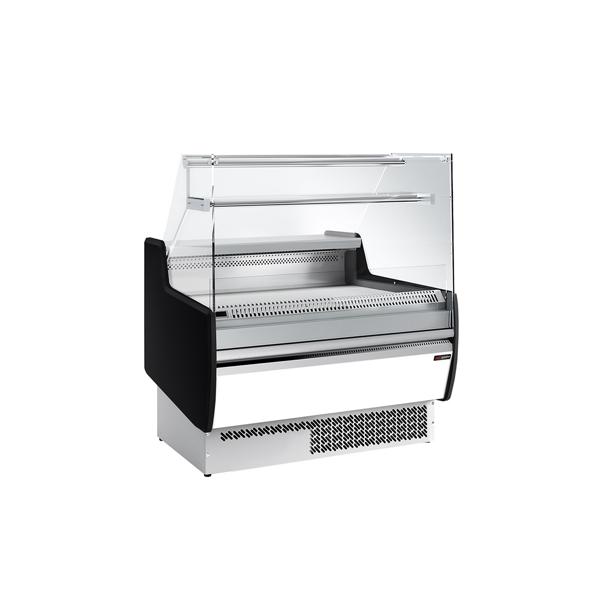 Koeltoonbank - 998x953mm - 110 liter - kleur wit - front wit - met 1 deur(en) - met 1 legroosters - rechte ruit