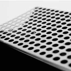 Compact Fumoir professionnel - Commande mécanique - avec 1 grille - 450x165mm - sur roulettes - fumage à froid - Noir