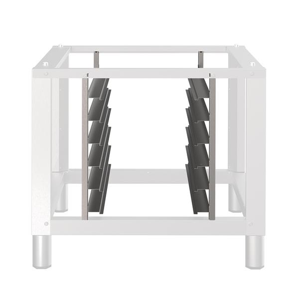 6x GN 1/1 Armazón - 790x840x700mm - acero inoxidable - GN 1/1 - con rieles 80mm - compatible con bastidor inferior UKDV1255