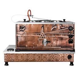 Elektrisch koperen samowar theeketel - 870mm - 33L - Istanbul Design