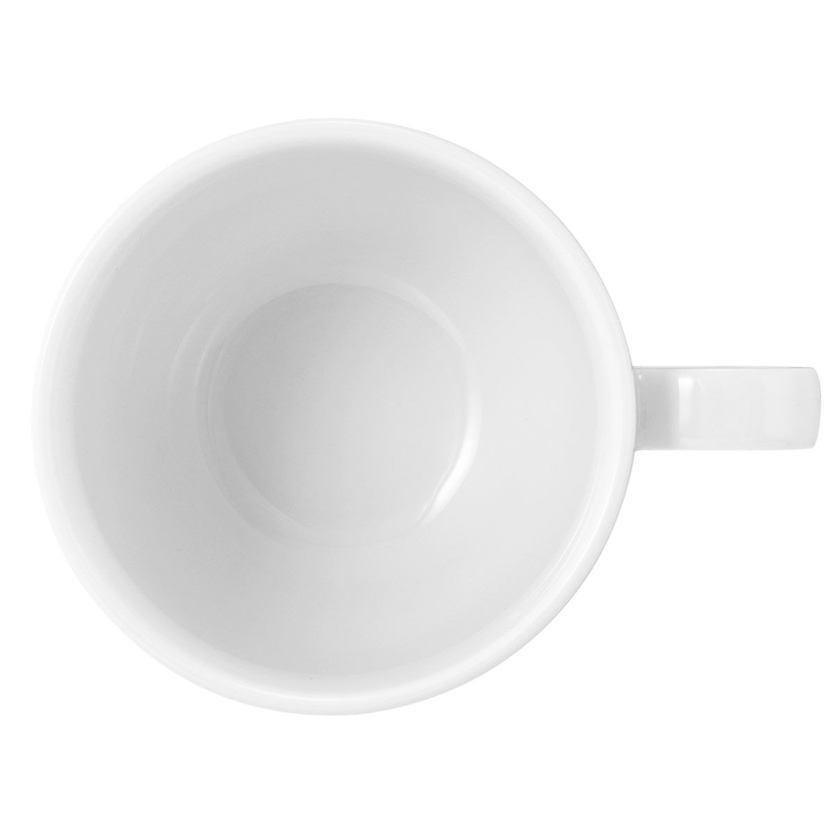 (6 pièces) SELTMANN WEIDEN | Tasse de cafétéria Tulipe – 220 ml – Blanc