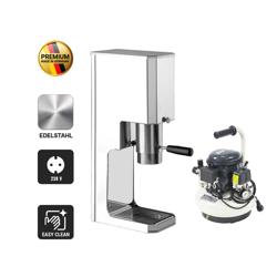 Máquina para helado tipo espagueti con extrusor de espagueti con tapa - con compresor - neumática - acero inoxidable - profesional