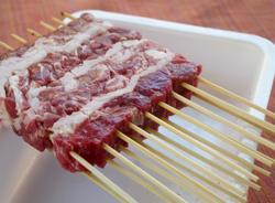 Manuelle Kebab Spieß Maschine - bis zu 49 Spieße