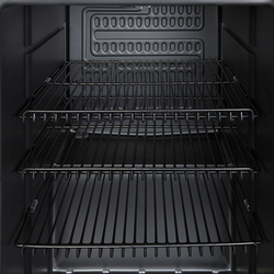 GASTRO-COOL | Minibar koelkast - 430mm - 62 liter - met 1 glazen deur - Zwart