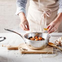 DEMEYERE| Atlantis 7 Conical Sauté Pan – Ø 18 cm - 7‑Ply to Rim - Pouring Rim - Induction Ready