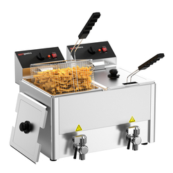 Freidora - 8 + 8 litros - 6,5 kW