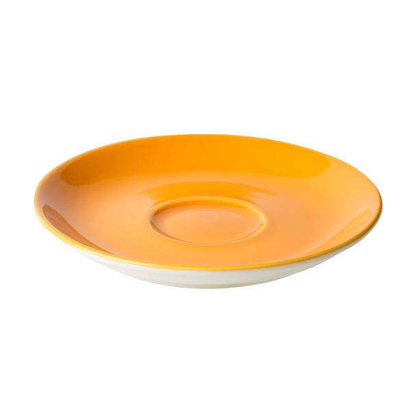 (6 pieces) Bart Colour Café Cappuccino Saucer – Orange - Ø155 mm - Porcelain