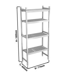 Alüminyum başlangıç ünitesi - 776x1800 mm - Yük kapasitesi: 600 kg