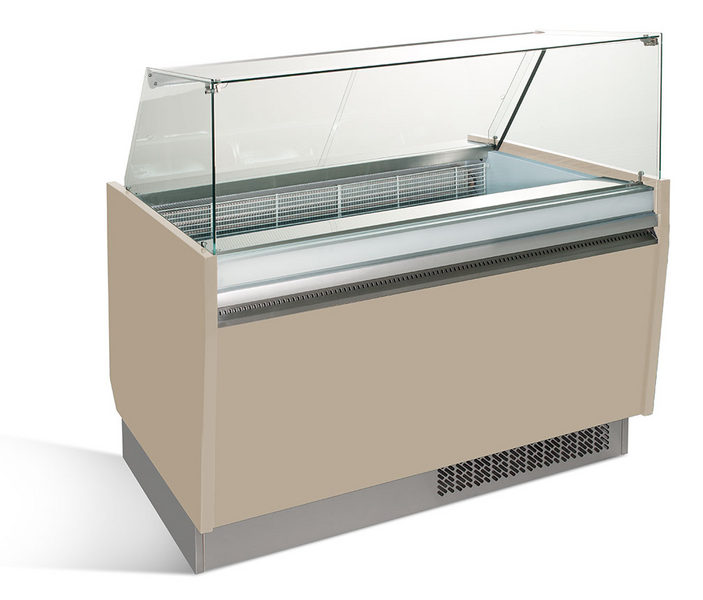 Dondurma Tezgahı LIAM - 1310mm - Statik - 10+10x5 Litre Dondurma Kabı için- Bej