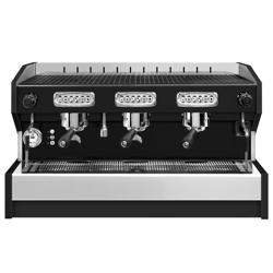 ماكينة إسبريسو تجارية "Eminence" - 3 مجموعات - يشمل نظام النقع المسبق & 3 عصي بخار - أسود