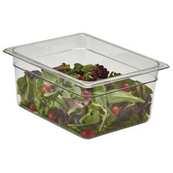 (6 Stück) CAMBRO | CAMWEAR® - Polycarbonat GN-Behälter 1/2 - Clear - Höhe: 150mm
