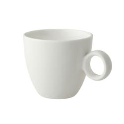 (6 szt.) BART - Filiżanka do kawy [Bart] - 145ml - Elfenbinowy - Porcelana - sztaplowana