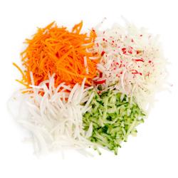 Boîte à condiments - 4 compartiments - avec couvercle