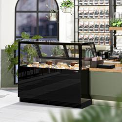 Commercial Refrigerated Serve-Over Counter KAISA - 1500 mm - +2 to +8°C - 2 sliding doors - reserve compartment