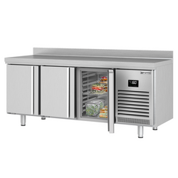 Vrieswerkbank Premium PLUS - 1960x600mm - met 3 deuren & met achterwand
