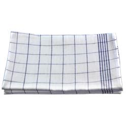 (200 db) Konyharuha - Félvászon (47% pamut / 53% len) - 50 x 70 cm - Kék kockás