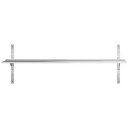 Dubbele RVS wandplank PREMIUM - 2000x300mm