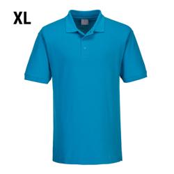 Heren poloshirt - lichtblauw - Maat: XL
