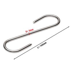 Stainless Steel Meat Hook for Dry-Age Cabinet – 160 mm Length - Ø5 mm