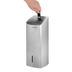 AIR-WOLF | Toiletpapierdispenser - voor tot 750 afzonderlijke vellen - Roestvrij staal