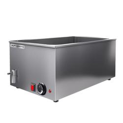 Электрическая водяная баня (Bain-Marie) - 1,2 кВт - для GN 1/1 высотой 150 мм - со сливным краном