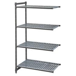 CAMBRO | Camshelving® - Basics Plus - Étagère Supplémentaire – 1023 mm – avec 4 tablettes ajourées