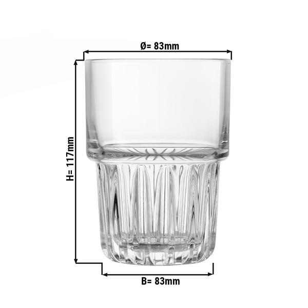 (12 bucăți) Pahar Longdrink - TOKIO - 355 ml - Transparent