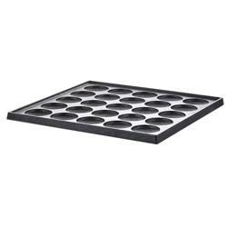 Wisselplaten voor wafelijzer BWERM25 - vorm: Bubble wafel - voor 25 stuks